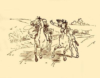 John Gilpin je nalezen pošťákem z Bell Inn, 1878, c1918. od Randolph Caldecott
