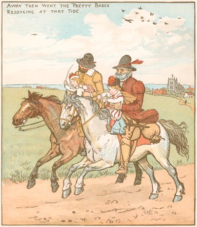 Scéna z The Babes in the Wood, 1878 od Randolph Caldecott