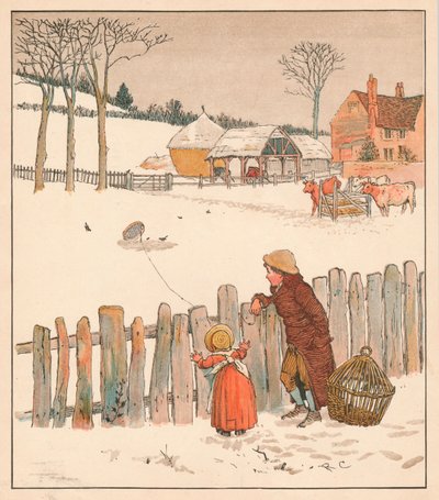 Ptačí past, polovina konce 19. století. od Randolph Caldecott