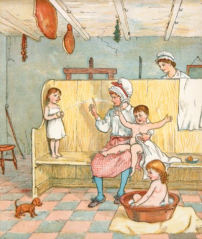 Farmářův chlapec (barevná litografie) od Randolph Caldecott