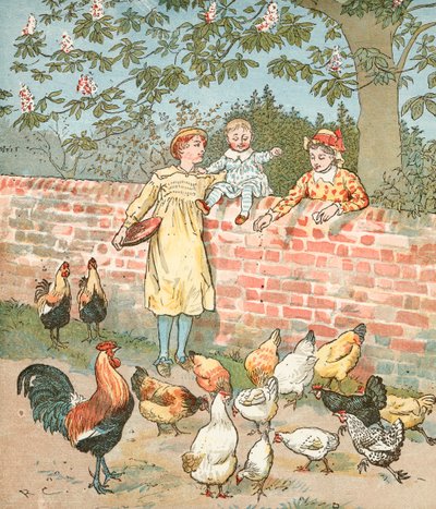 Farmářův chlapec (barevná litografie) od Randolph Caldecott