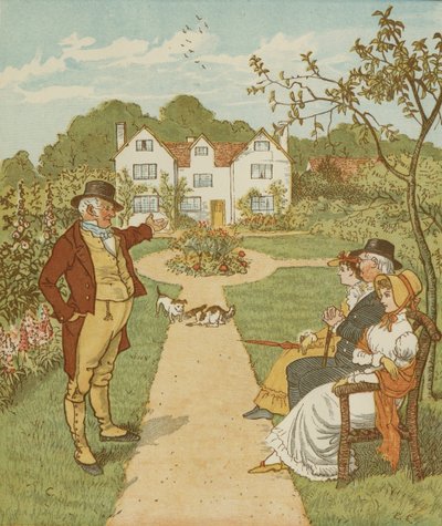 Akumulační říkanka The House that Jack Built. Ilustrace Randolph Caldecott. od Randolph Caldecott