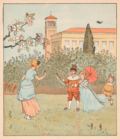 Služka a Jenny Wren, 1880. od Randolph Caldecott