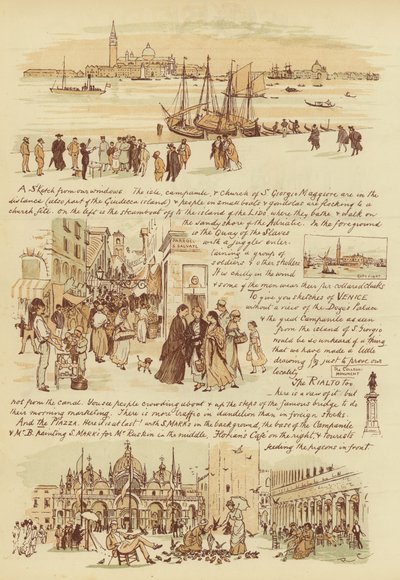 Našim přátelům, kteří nikdy nebyli v Benátkách (chromolitho) od Randolph Caldecott