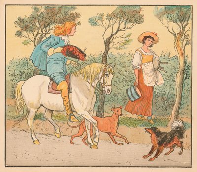Kam jdeš, má Pretty Maid, c1882. od Randolph Caldecott