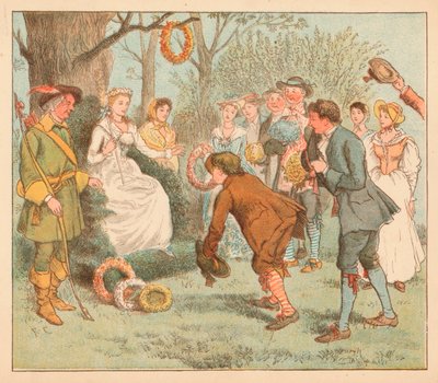 ...šli na altánek..., c1885, 1934. od Randolph Caldecott