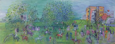 Ascot, asi 1930 (olej na plátně) od Raoul Dufy