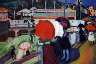 Tři deštníky od Raoul Dufy