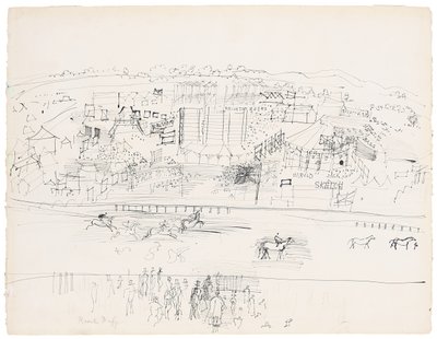 Dostihové závodiště Epsom od Raoul Dufy