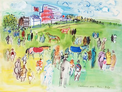 Dostihové závodiště Goodwood od Raoul Dufy