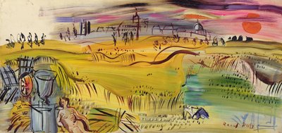 Sklizeň v Langres od Raoul Dufy