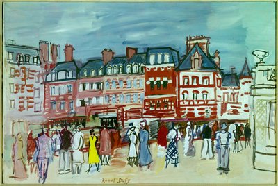 Domy v Trouville od Raoul Dufy