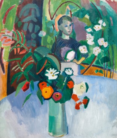 Jeanne v květinách od Raoul Dufy