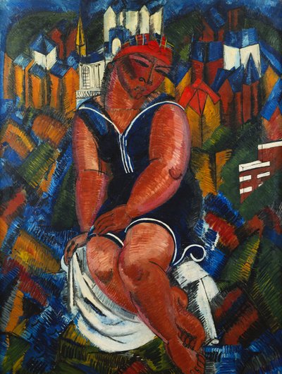 Velká koupající se žena; Le Grande Baigneuse od Raoul Dufy