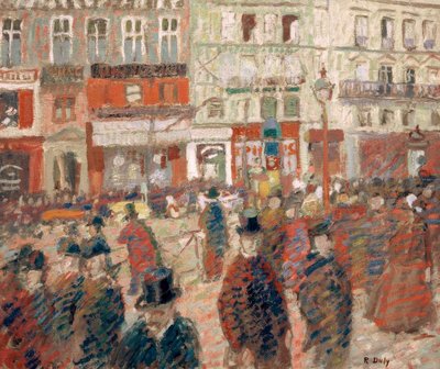 Boulevard Saint-Martin od Raoul Dufy