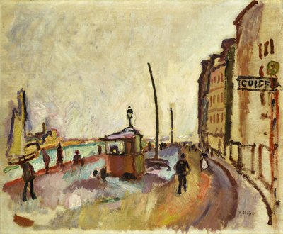 Le Havre, asi 1906-07 (olej na plátně) od Raoul Dufy