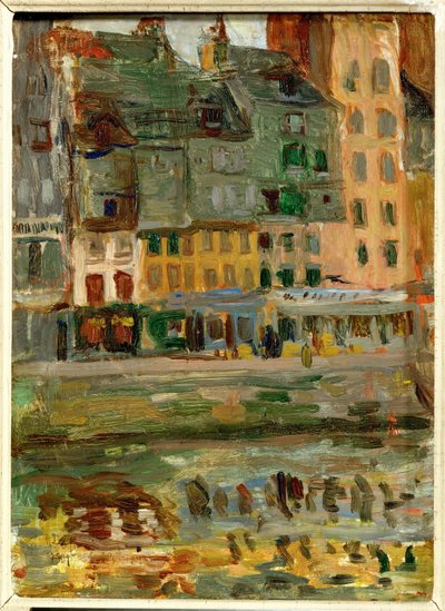 Le Bassin du Roy v Le Havru (olej na dřevě) od Raoul Dufy