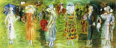 Poiretovy figuríny na dostizích v roce 1923 od Raoul Dufy