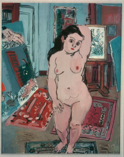Akt s liliemi Arum od Raoul Dufy