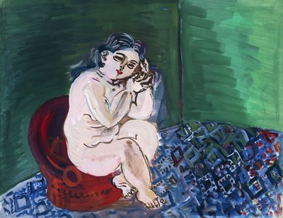 Akt se židlí; Nu au Fauteuil od Raoul Dufy