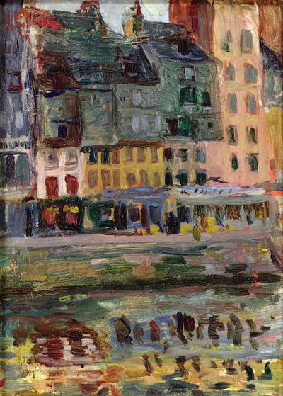 Staré domy v přístavu Le Havre od Raoul Dufy