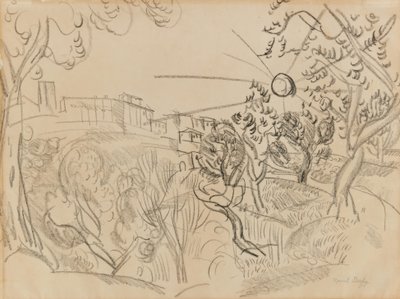 Olivovníky v Provence od Raoul Dufy