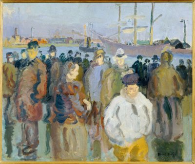 Nábřeží v Rouenu od Raoul Dufy