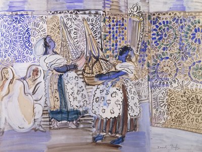 Recepce v Marrákeši; Recepce a Marrákeš od Raoul Dufy