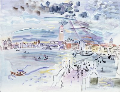 Riva degli Schiavoni, Benátky od Raoul Dufy