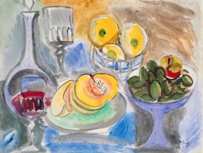 Zátiší, asi 1923 (akvarel na papíře) od Raoul Dufy