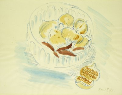 Zátiší s fíky a granátovými jablky; Nature Morte aux Figues et la Grenade od Raoul Dufy