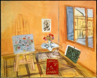 Studio s kyticí od Raoul Dufy