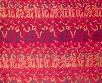 "Orfeova korza", hedvábný damašek navržený Raoulem Dufym (1878-1953), utkaný firmou Bianchini-Ferier. od Raoul Dufy