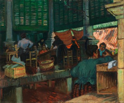 Rybí trh, Marseille od Raoul Dufy