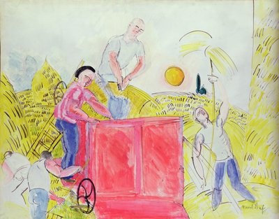 Ženci (kvaš na papíře) od Raoul Dufy