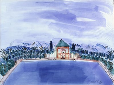 Bazén v Menara od Raoul Dufy
