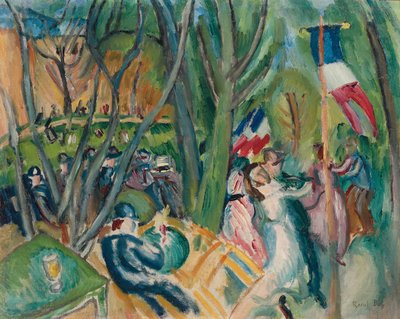 Lidový tanec; Le Bal Populaire od Raoul Dufy