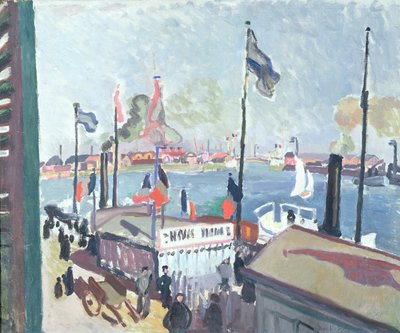 Přístav v Le Havru od Raoul Dufy