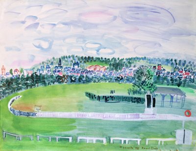 Dostihové závodiště v Deauville od Raoul Dufy