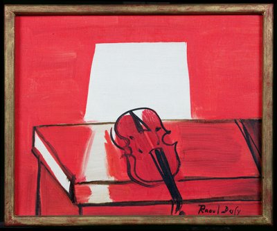Červené housle od Raoul Dufy