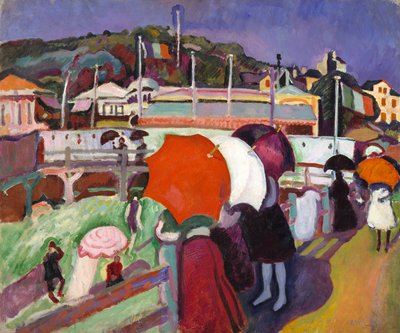 Tři deštníky od Raoul Dufy