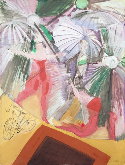 Chodci po laně od Raoul Dufy
