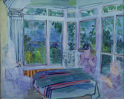 Veranda ve Villerville (olej na plátně) od Raoul Dufy