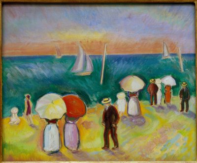 Pláž Sainte-Adresse od Raoul Dufy