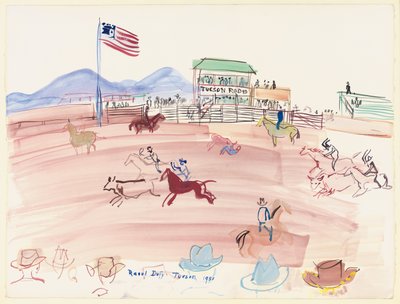 Tucsonské rodeo od Raoul Dufy