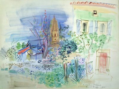 Pohled na Perpignan od Raoul Dufy