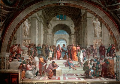Athénská škola od Raphael (1483 1520)