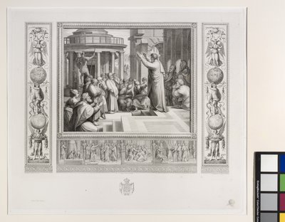 St. Paulus predigt auf dem Areopag von Raphael (1483-1520) (after)