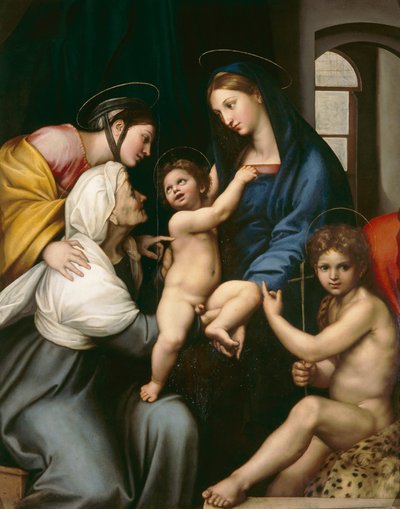 Madonna of the Cloth, c.1514 (olej na panelu) od Raphael
