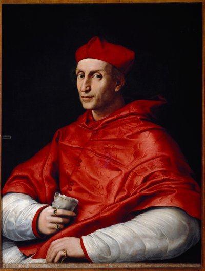 Portrét Bernarda Dovizi da Bibbiena od Raphael